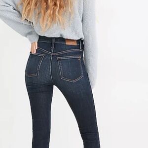 Madewell 10" High Rise Skinny - Size 31 - Woodland Wash - TENCEL